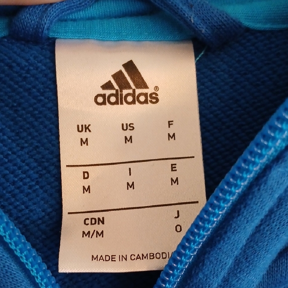Adidas Prime FZHOOD Blue Lightweight Jacket - Picture 2 of 8